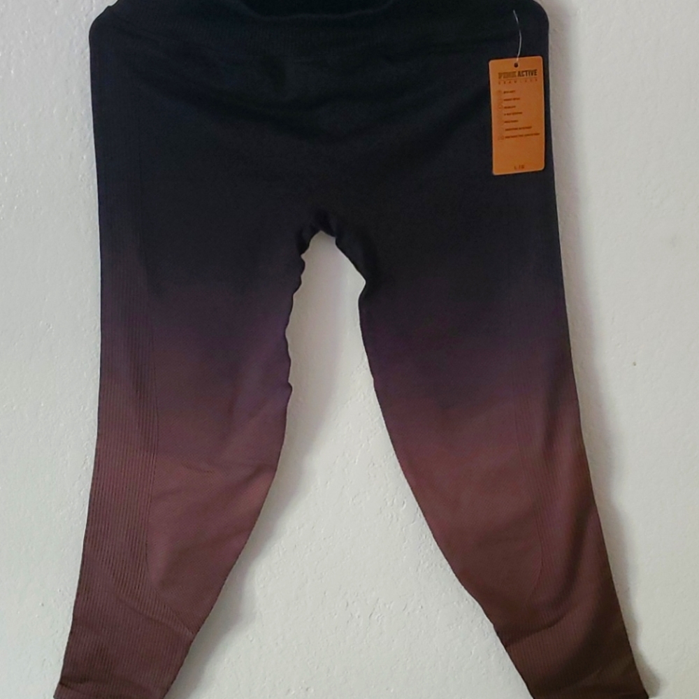 Pink active wear pants